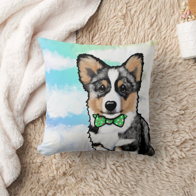 KiniArt Merle Corgi Kudde (Filt)