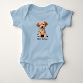 KiniArt Mini Goldendoodle Baby Bodykostym T Shirt
