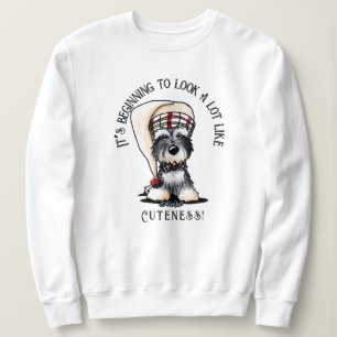 KiniArt Mini Schnauzer Jultröja T Shirt