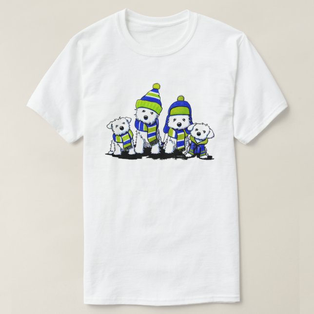 KiniArt Mysigt besättning T Shirt (Design framsida)