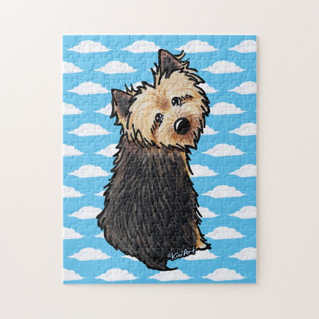 KiniArt Norwich Terrier Jigszle Puzzle Pussel (Vertikal)