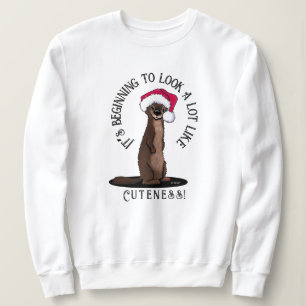 KiniArt Otter-jultröja T Shirt
