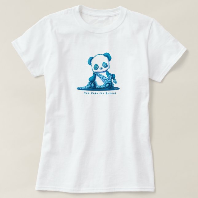 KiniArt Panda Unge T Shirt (Design framsida)