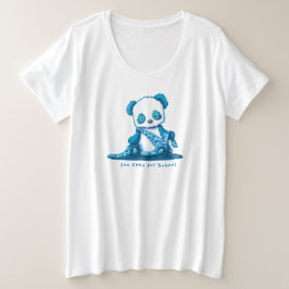 KiniArt Panda Unge T Shirt