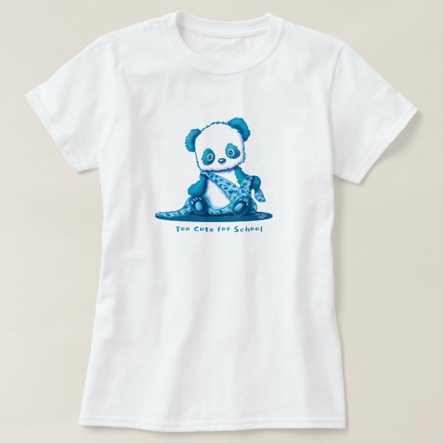 KiniArt Panda Unge T Shirt (Design framsida)