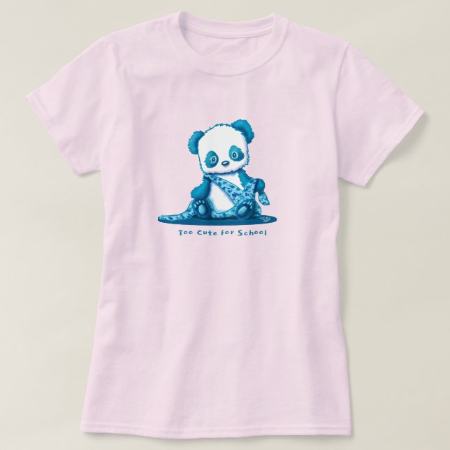 KiniArt Pandaunge  T Shirt (Design framsida)
