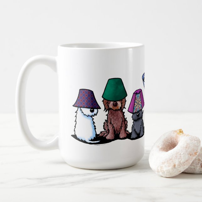 KiniArt Party Djur Kaffemugg (Med munk)