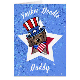 KiniArt Patriotic Doodle Greeting Card OBS Kort