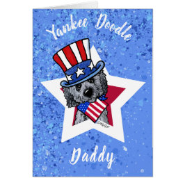 KiniArt Patriotic Doodle Greeting Card OBS Kort