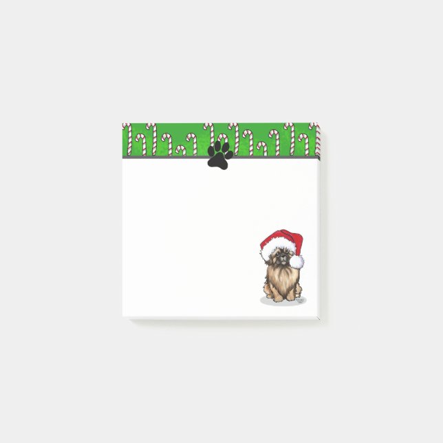 KiniArt Pekingese-jul Post-it Block (Framsida)