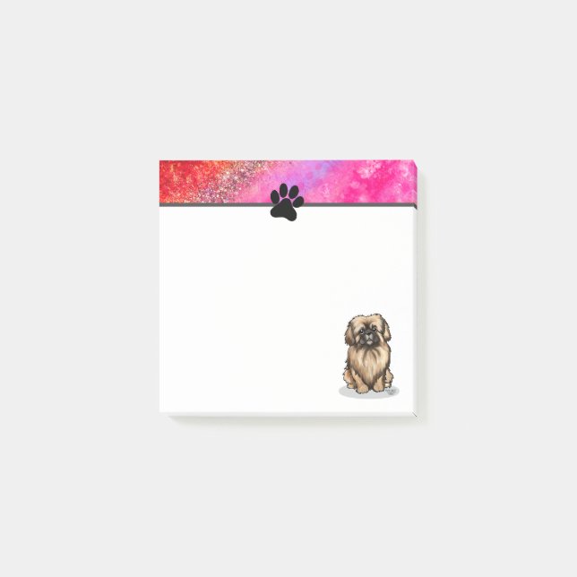 KiniArt Pekingese Post-it Block (Framsida)