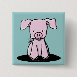KiniArt Piglet Pin-knapp Knapp