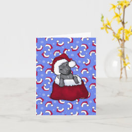 KiniArt Pit Bull-julkort Kort