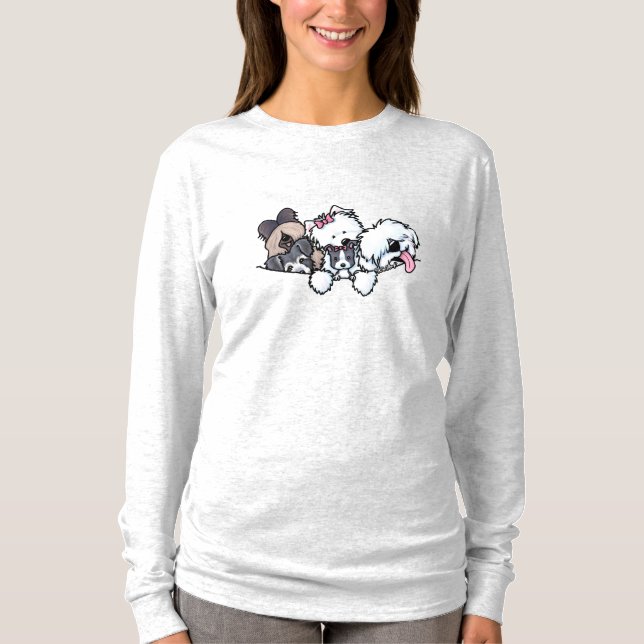 KiniArt Pocket-Fullt i Posers T-Shirt (Framsida)