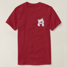 KiniArt Pocket Puppy American Eskimo T Shirt