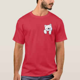 KiniArt Pocket Puppy American Eskimo T Shirt