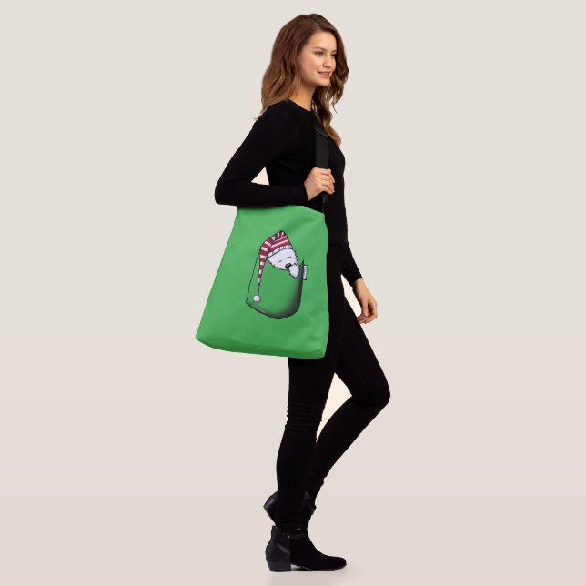 KiniArt Pocket Westie Sömnsäck Axelväska (På modell)