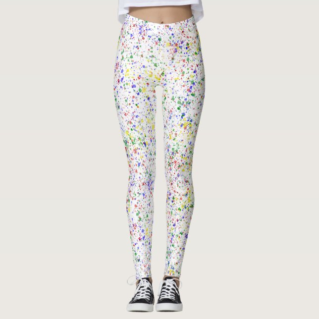 KiniArt - primär färgplatta Leggings (Framsida)