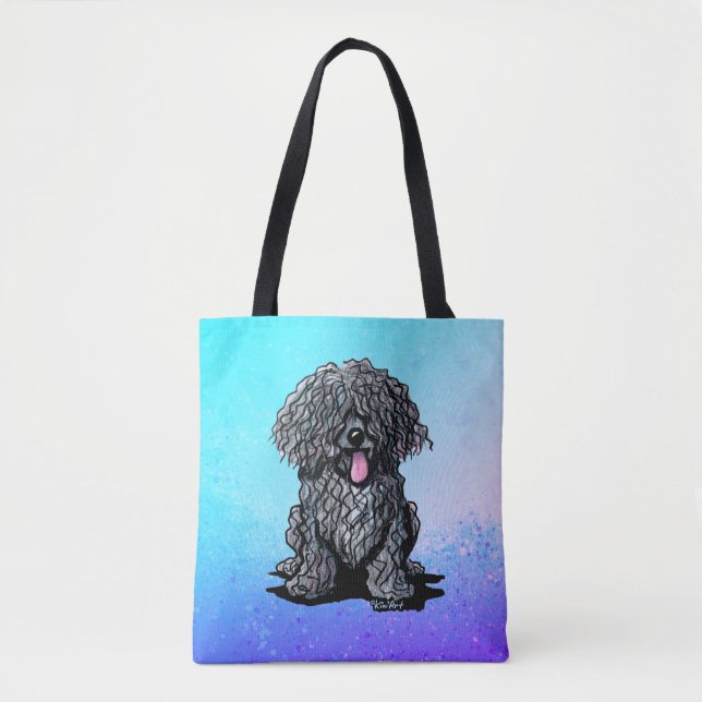 KiniArt Puli Tote Bag Tygkasse (Framsida)