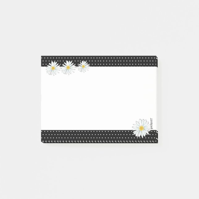 KiniArt-punkter och Daisy Post-it Block (Framsida)
