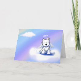 KiniArt Rainbow Bridge Sympathy Card Kort