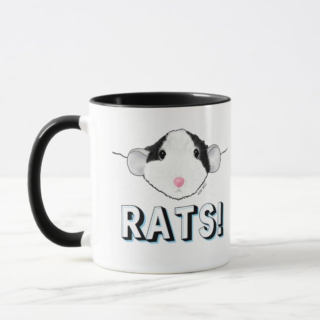 KiniArt Råtta Mugg (Vänster)