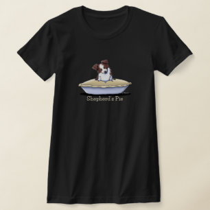KiniArt Röd australisk söt lilla tjej T Shirt