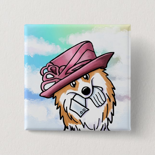 KiniArt-Royal Corgi-knapp Knapp (Framsida)