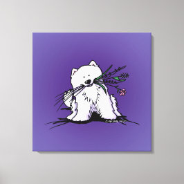 KiniArt Samoyed Charm Canvastryck