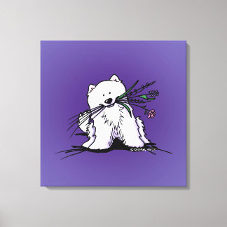 KiniArt Samoyed Charm Canvastryck