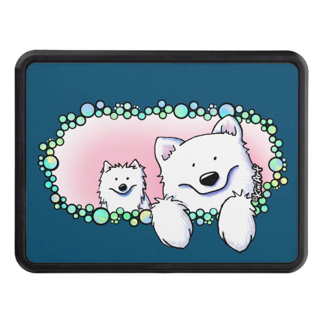 KiniArt Samoyed Dragkroksskydd (Framsidan)