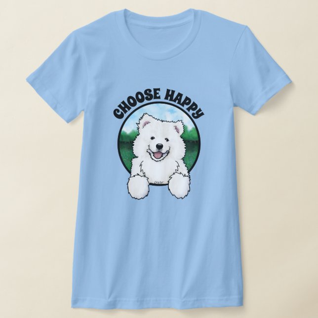 KiniArt Samoyed T-Shirt (Laydown)