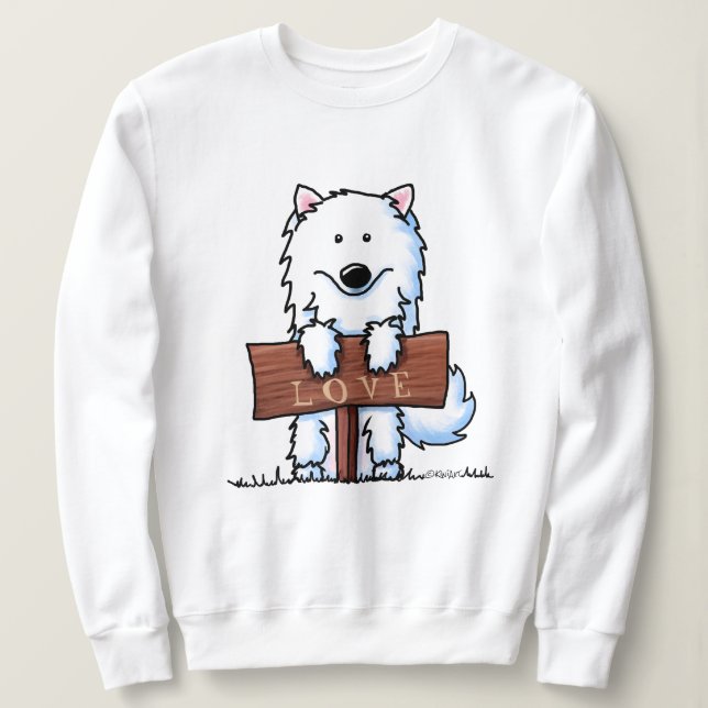 KiniArt Samoyed T Shirt (Design framsida)
