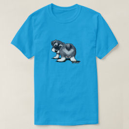 KiniArt Schnauzer Puppy Måne T Shirt