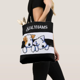 KiniArt Sealyham Terriers Tote Bag Tygkasse