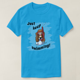 KiniArt Snorkeling Basset T Shirt