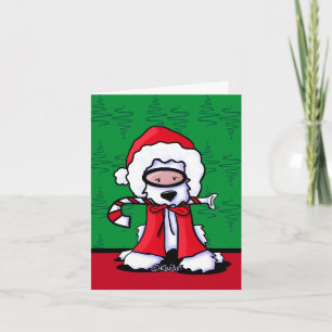 KiniArt Snorkle Westie Julkort Helgkort