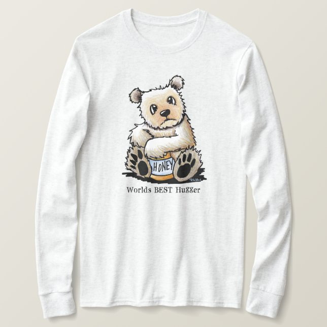 KiniArt Spirit Bear Hugger T-shirt (Design framsida)