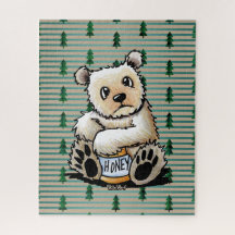 KiniArt Spirit Bear Jigszle Puzzle