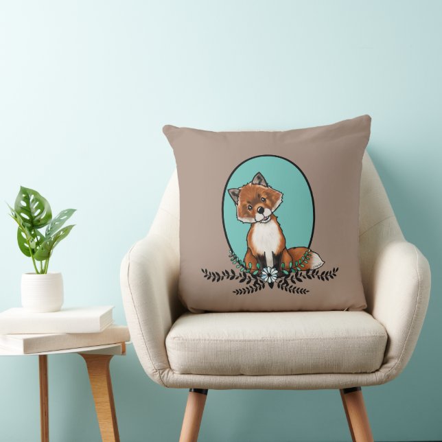 KiniArt Sweet Fox Kudde (Stol)