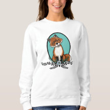KiniArt Sweet Fox T-Shirt Sweatshirt