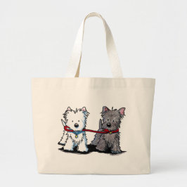 KiniArt Terrier Walking Buddies Jumbo Tygkasse