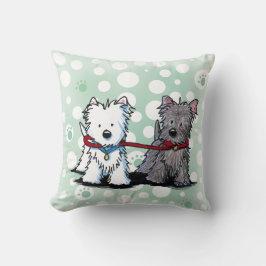 KiniArt Terriers American MoJo Pillows Kudde