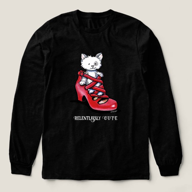 KiniArt Tilly Kitten Sweatshirt T Shirt (Design framsida)