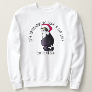 KiniArt Tuxedo Cat-jultröja T Shirt
