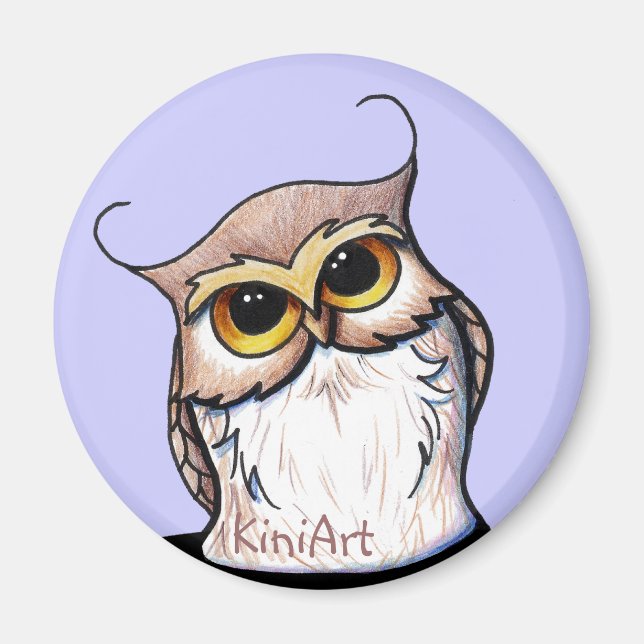 KiniArt UGGLA Magnet (Framsidan)