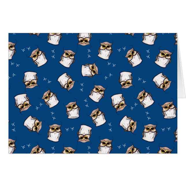 KiniArt Uggle Notkort OBS Kort (Framsidan Horizontal)