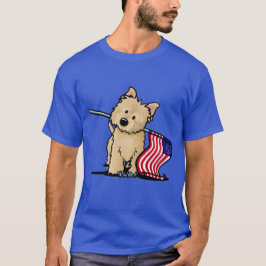 KiniArt USA Cairn Terrier T Shirt