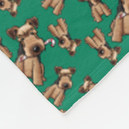 KiniArt Welsh Terrier-jul Fleecefilt