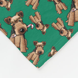 KiniArt Welsh Terrier-jul Fleecefilt